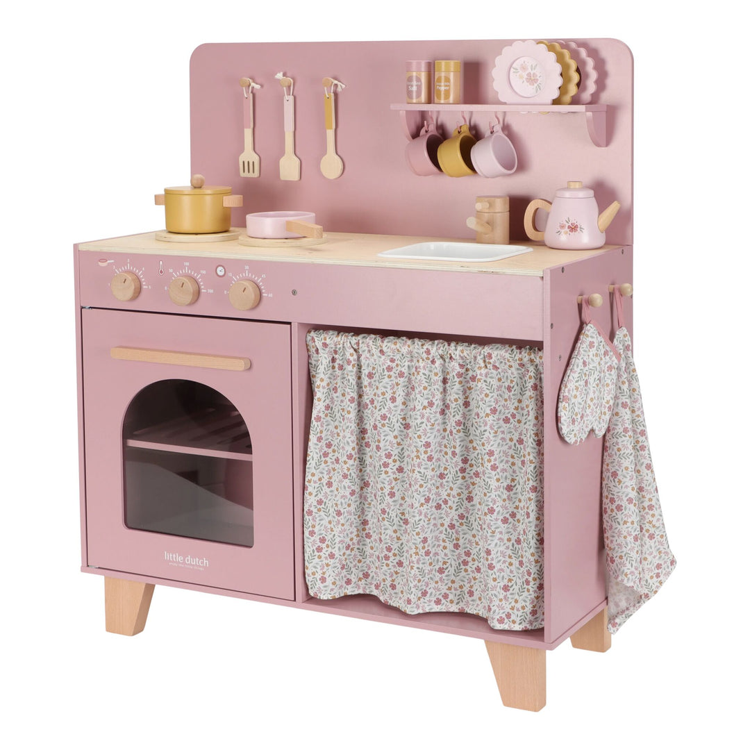 Little Dutch Wooden Play kitchen | Pink Limited Edition