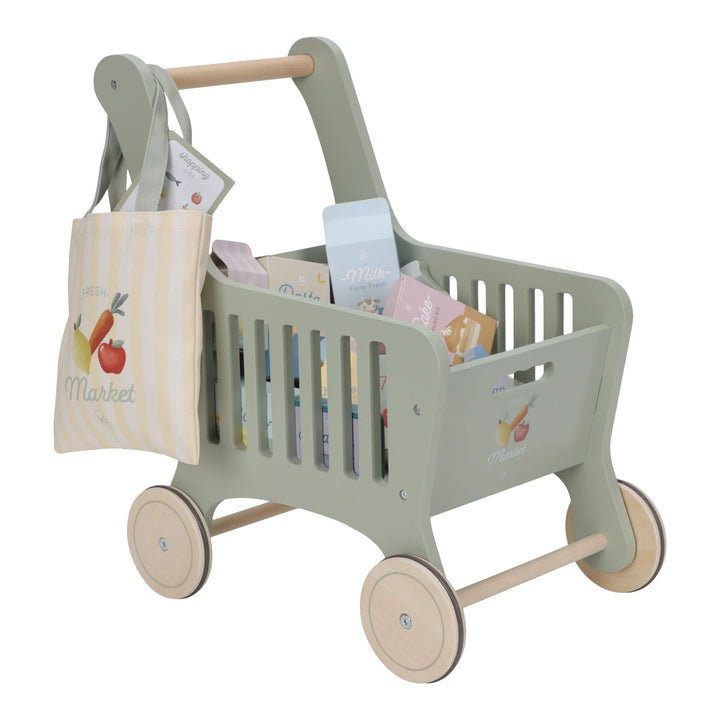 PRE ORDER Little Dutch Wooden Shopping Cart