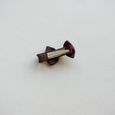 Mini Pinchbow Clip | Chocolate
