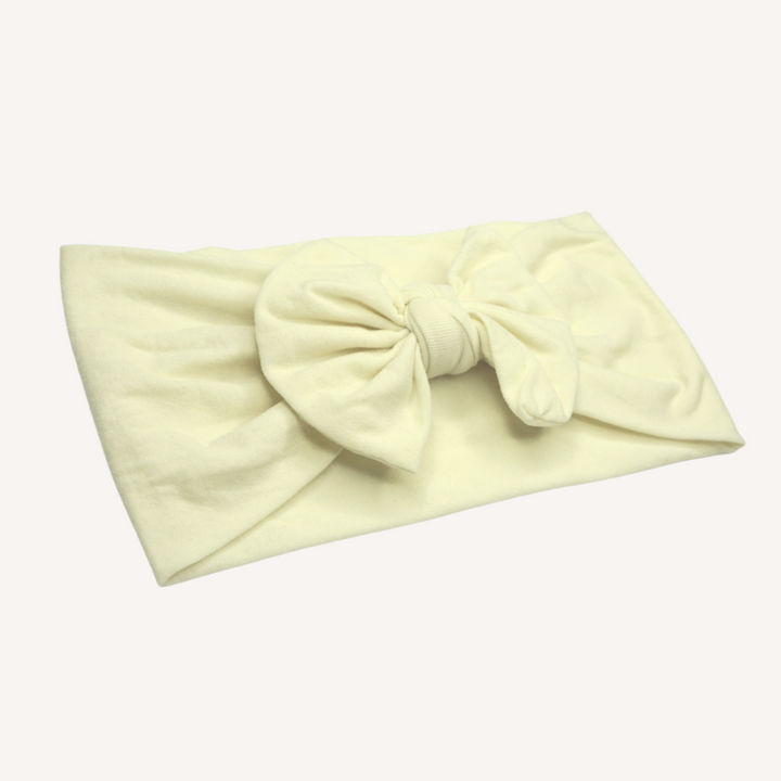 Cream Plain Headband