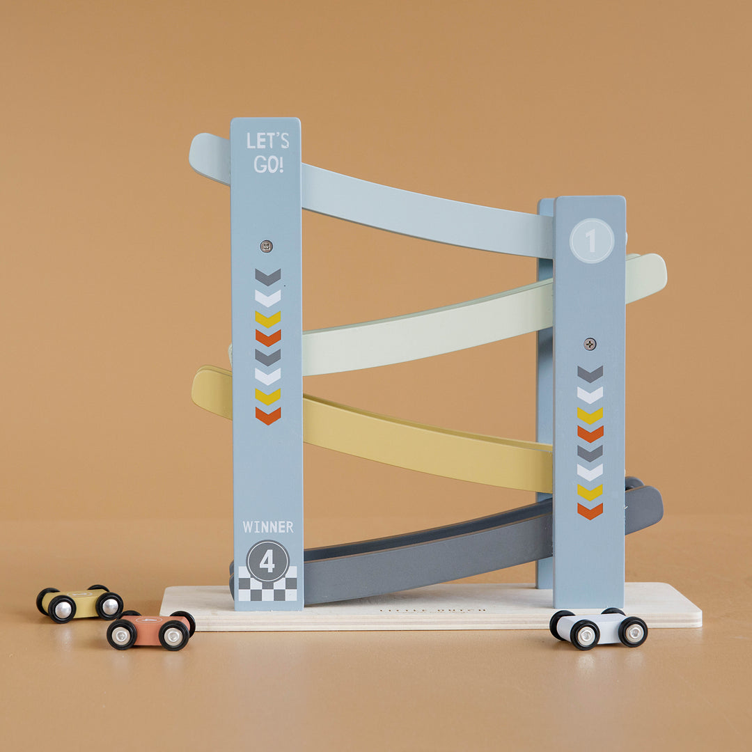 Little Dutch Wooden Ramp Racer Track | Ocean Blue – Nola Baby