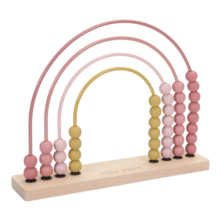 Little Dutch Wooden Abacus Rainbow | Pink