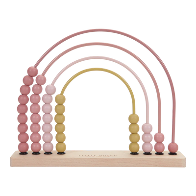 Little Dutch Wooden Abacus Rainbow | Pink