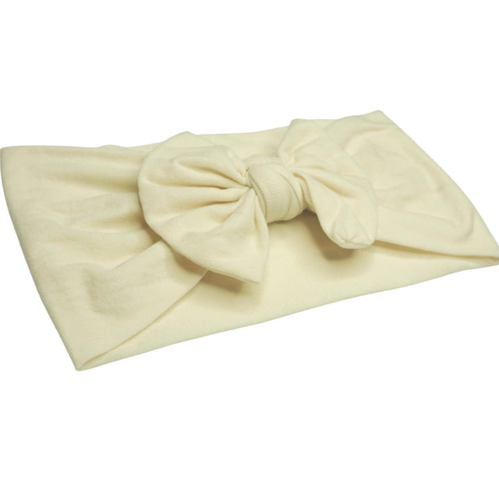 Cream Plain Headband