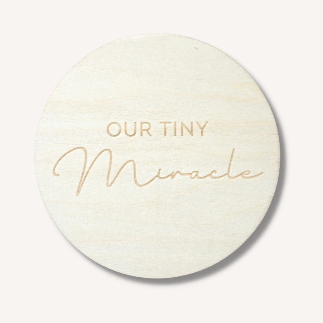 Our Tiny Miracle Plaque