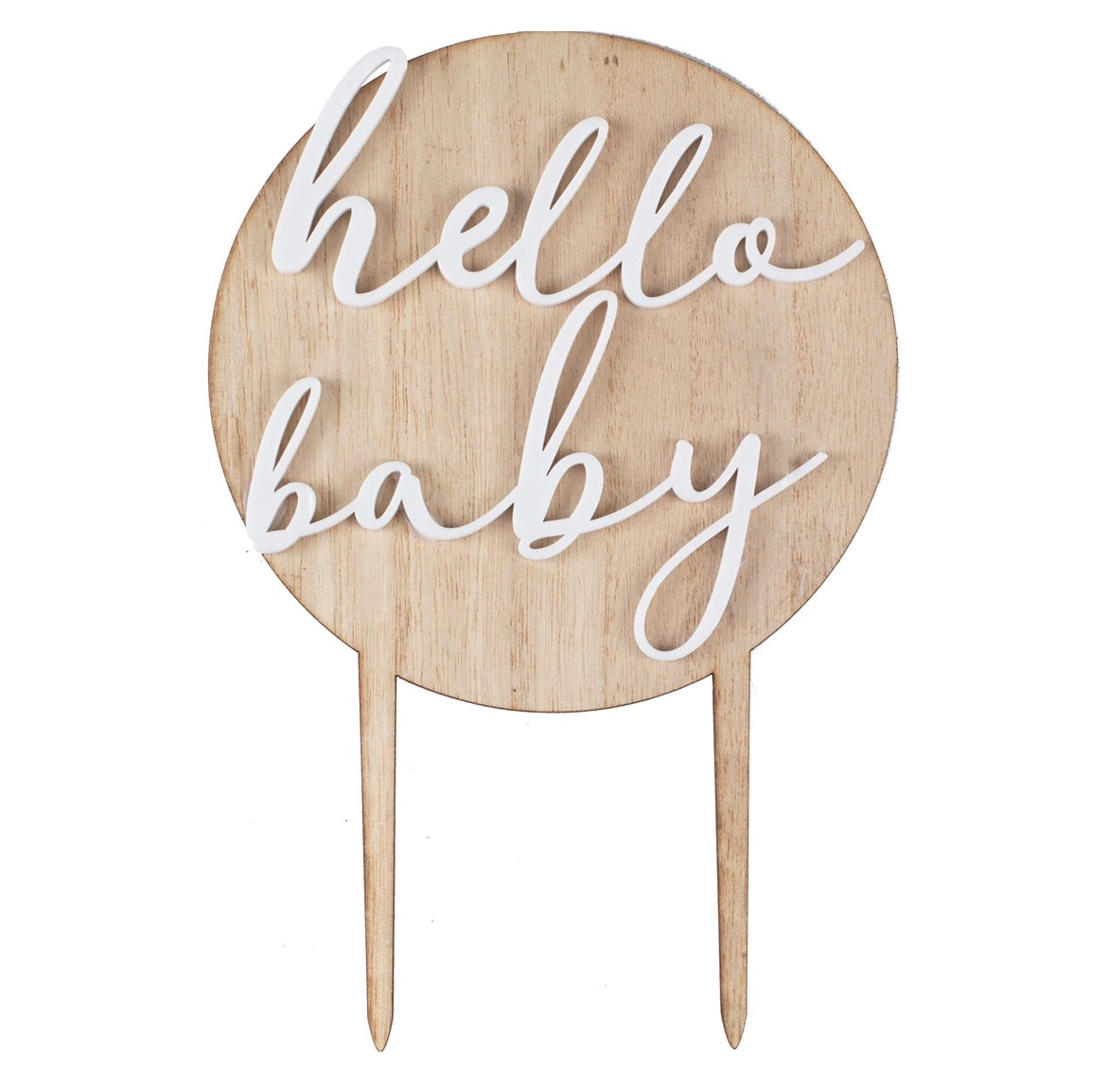 Ginger Ray Hello Baby Cake Topper