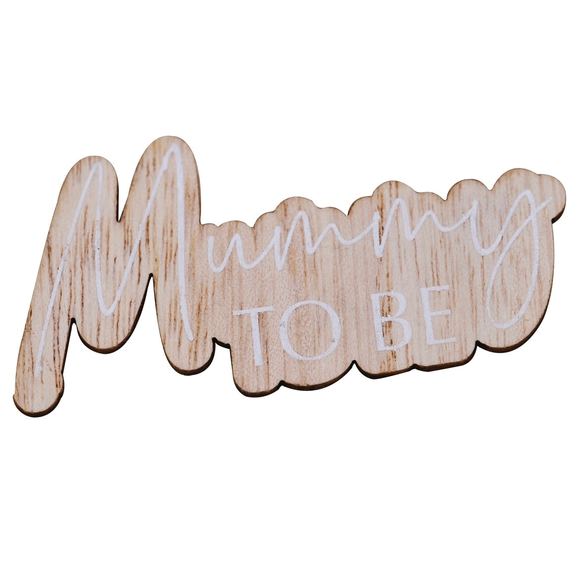 Ginger Ray Mummy To Be Wooden Badge