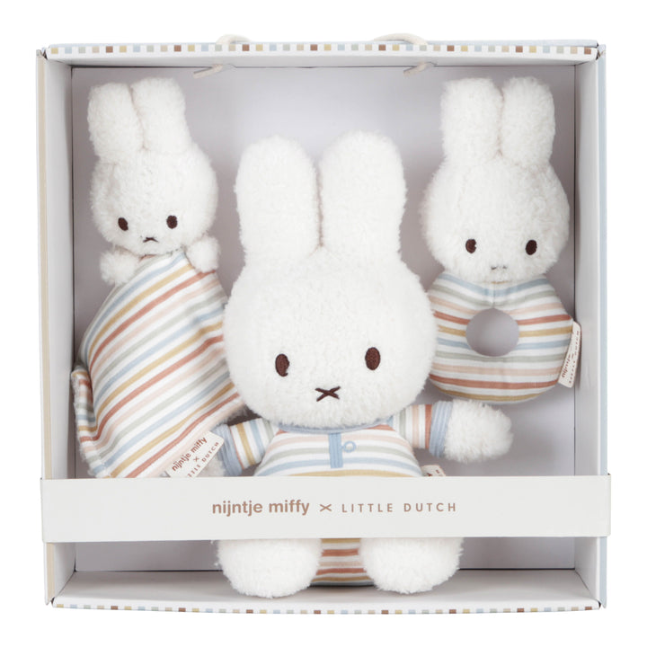 Little Dutch x Miffy Gift Set | Vintage Sunny Stripes